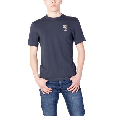 Blauer T-Shirt Uomo