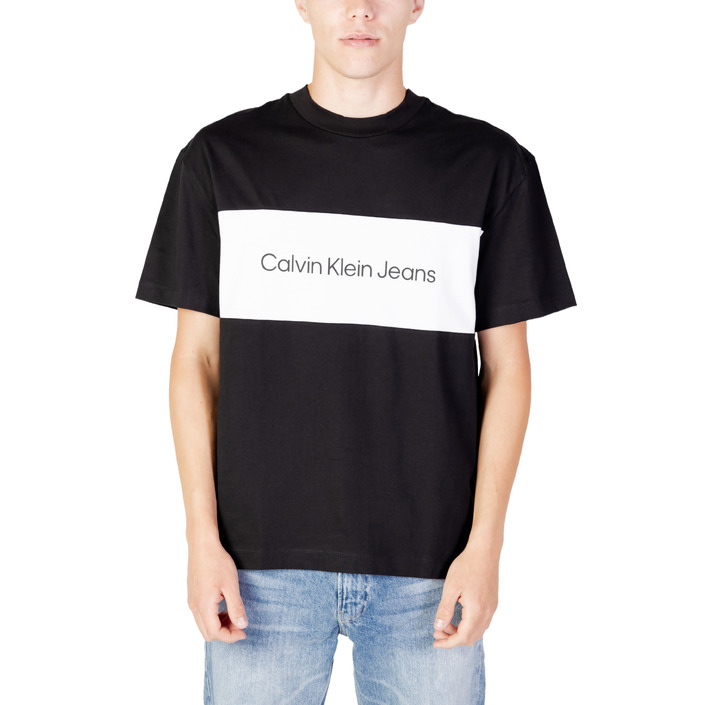 Mann Jeans Schwarz T-Shirt - Calvin Klein