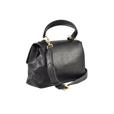 Love Moschino Damen Handtasche Aus Schwarzem Kunstleder – Kleine Größe, Modell BS25MO79