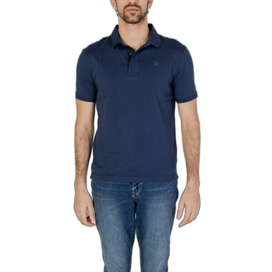 Blauer Polo Uomo