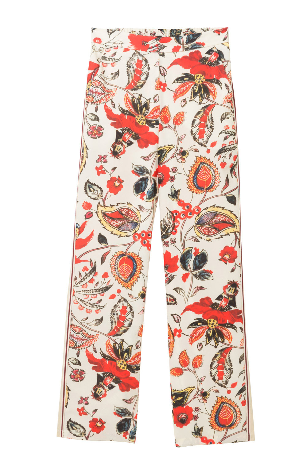 PANTALON VAQUERO BORDADO ÉTNICO DESIGUAL - FERRER