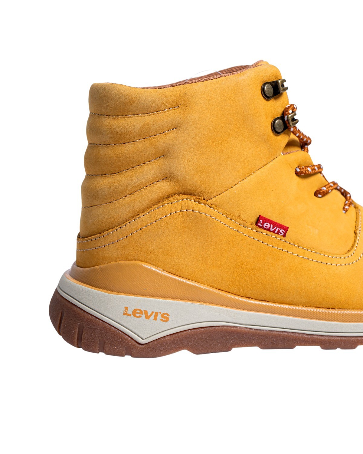 yellow levi shoes