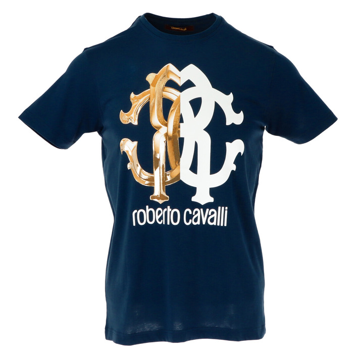 Roberto Cavalli - T-Shirt Mann Blau