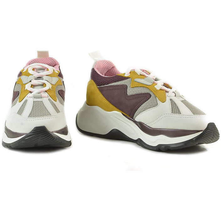 Msgm - Sneakers Žena Burgundská