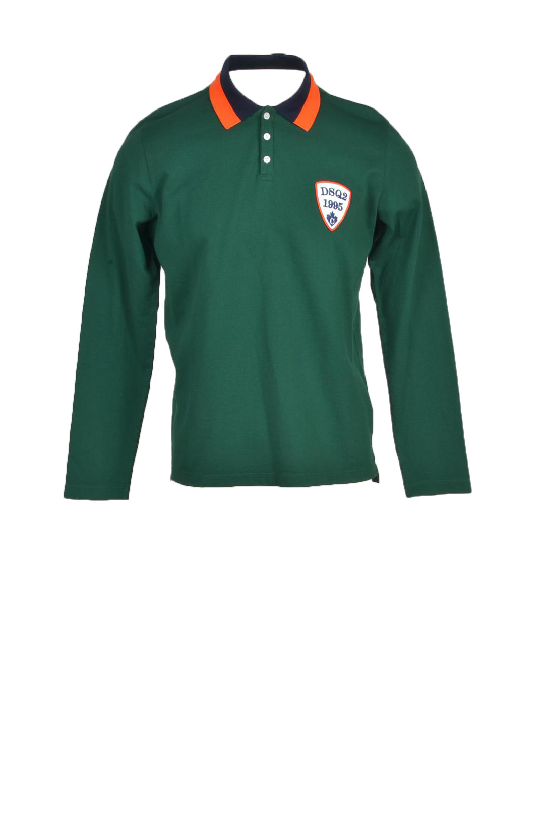 polo shirt men's DSQUARED green GC287 