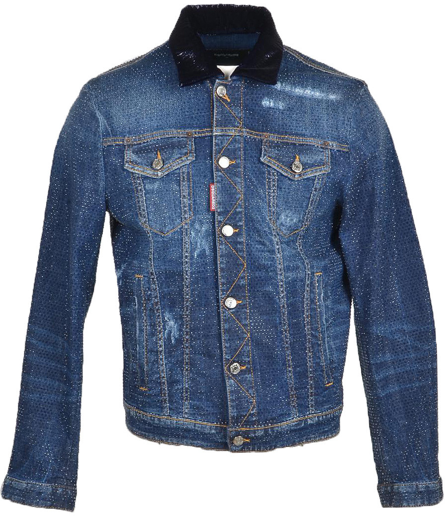 chaqueta hombre DSQUARED azul GC152 - ZOOODE.COM