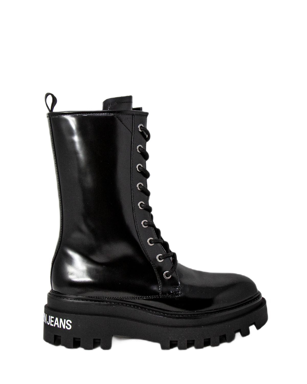 Botas CALVIN KLEIN JEANS - Canvas Laceup Boot YW0YW00582 Eggshell BGE -  Botas/Trekking - Botas y botines - Mujer | zapatos.es