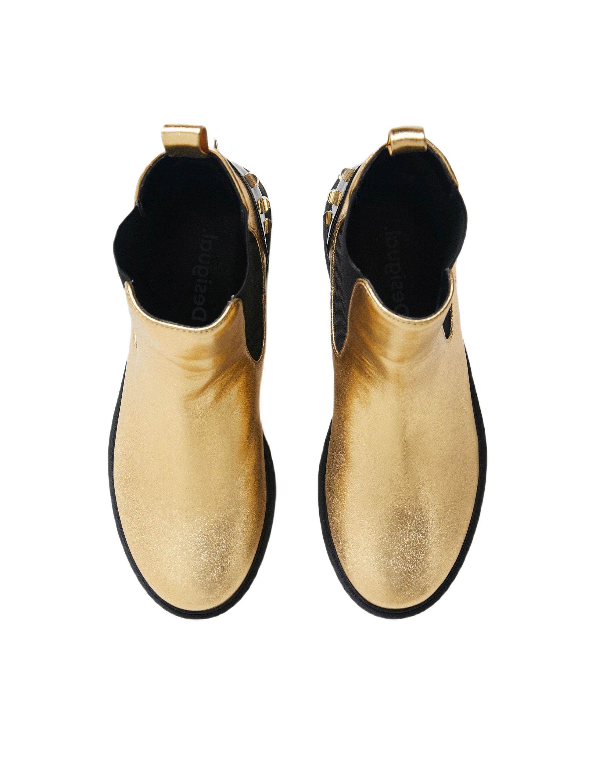 zapatos mujer DESIGUAL botas oro GB189 - ZOOODE.COM