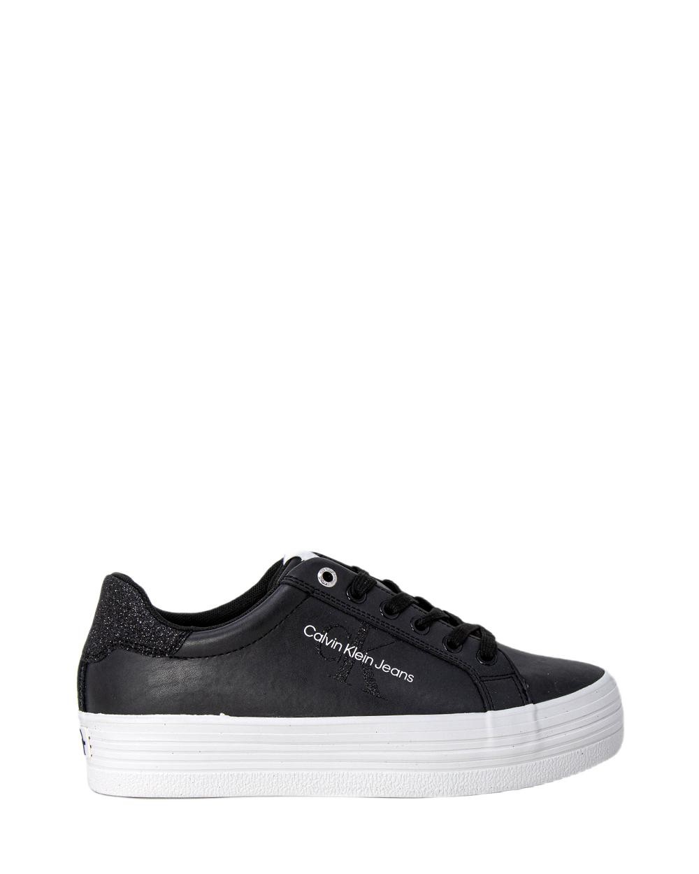 scarpe donna CALVIN KLEIN JEANS sneakers nero GA202 - ZOOODE.COM
