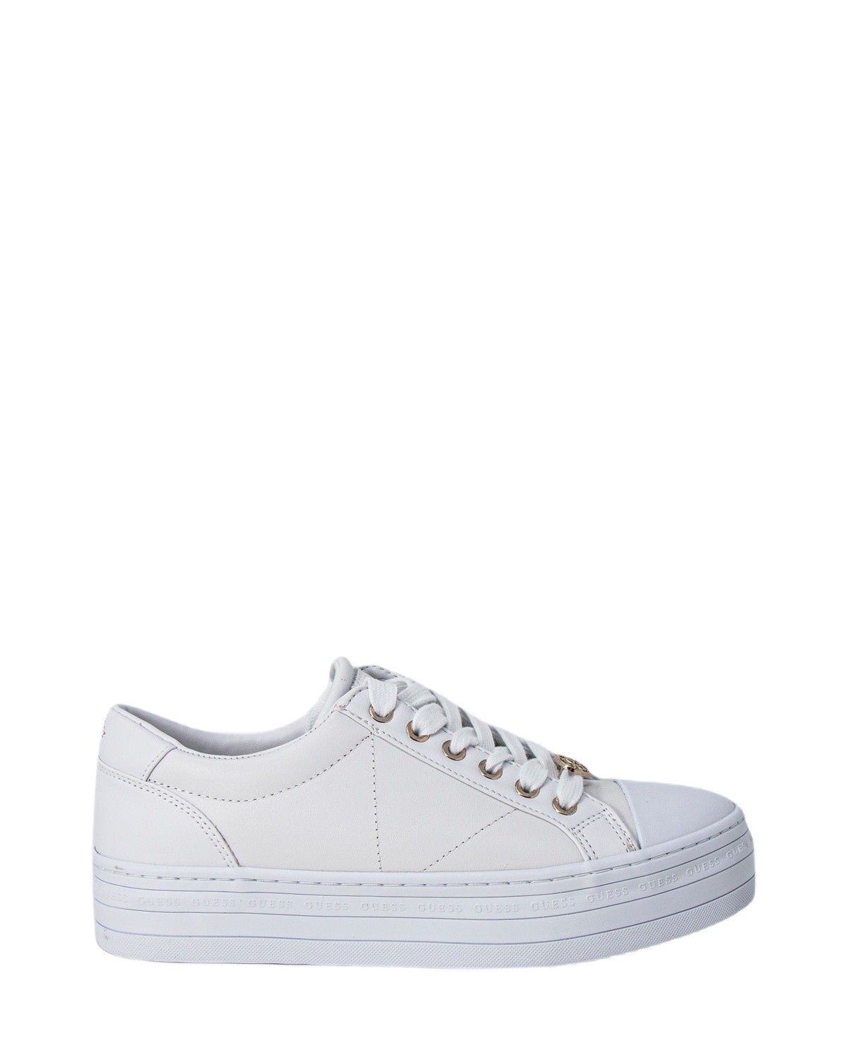 chaussures femme GUESS baskets blanc GM008 - ZOOODE.COM