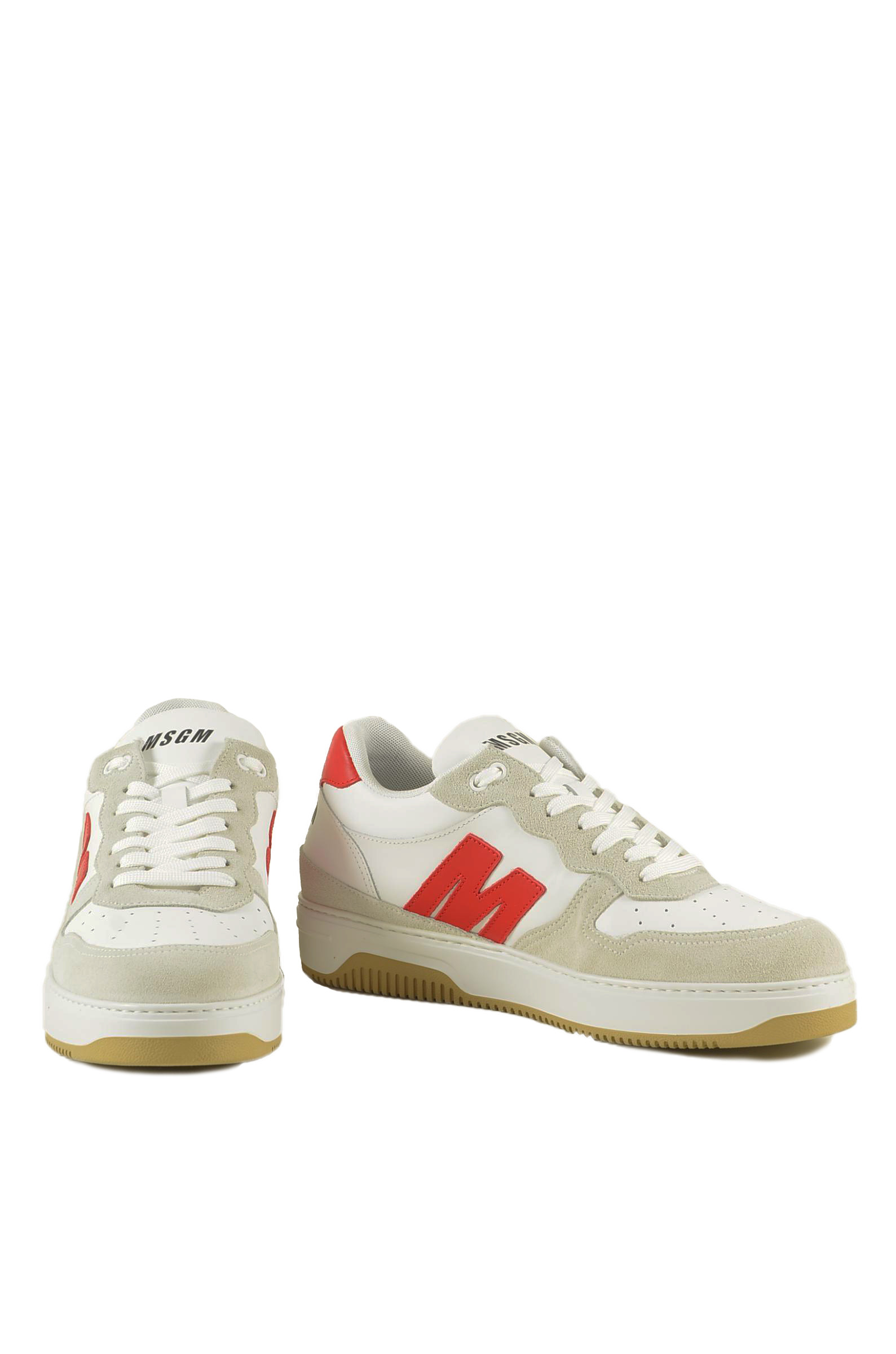 scarpe uomo MSGM sneakers bianco GL432 - ZOOODE.COM