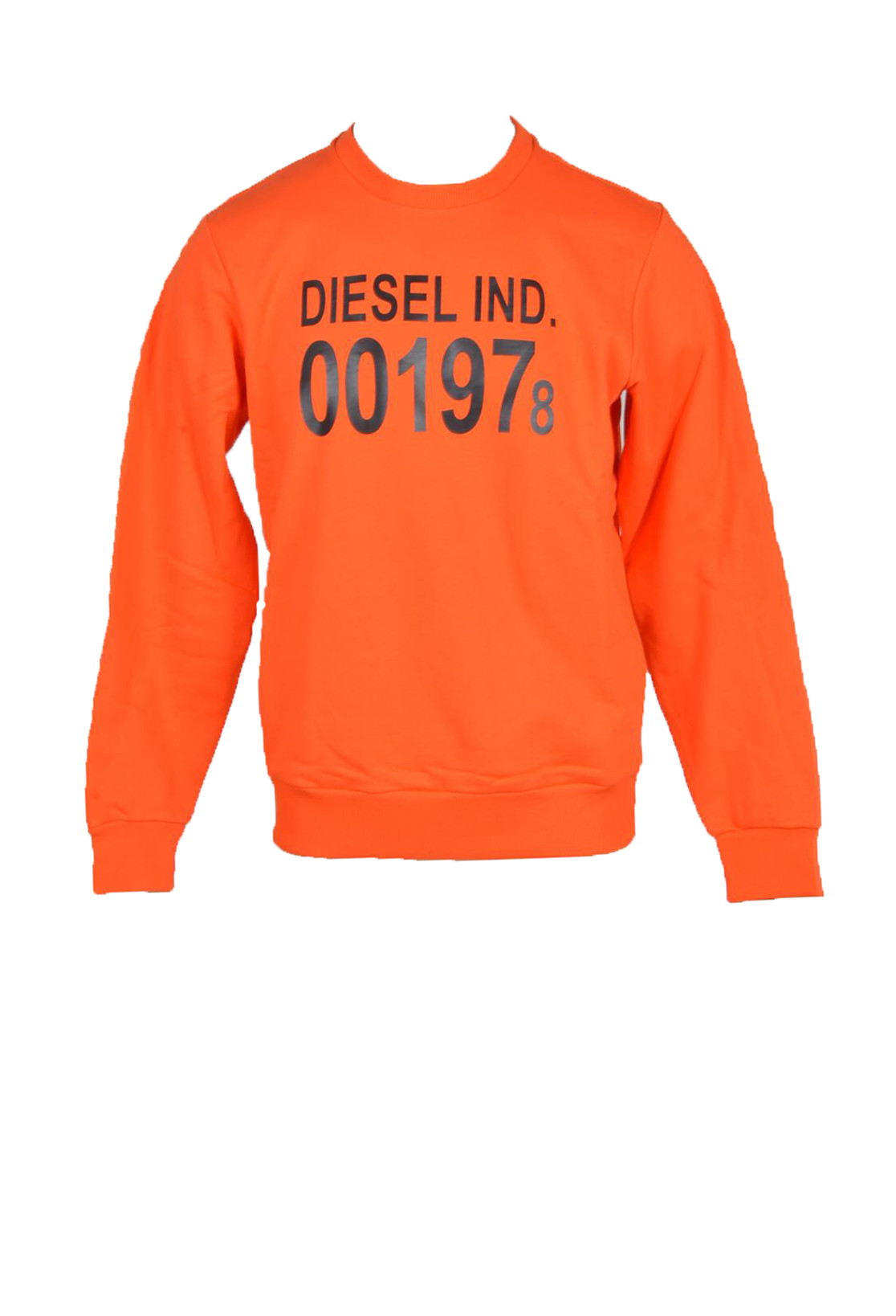felpa uomo DIESEL arancione GL258 - ZOOODE.COM