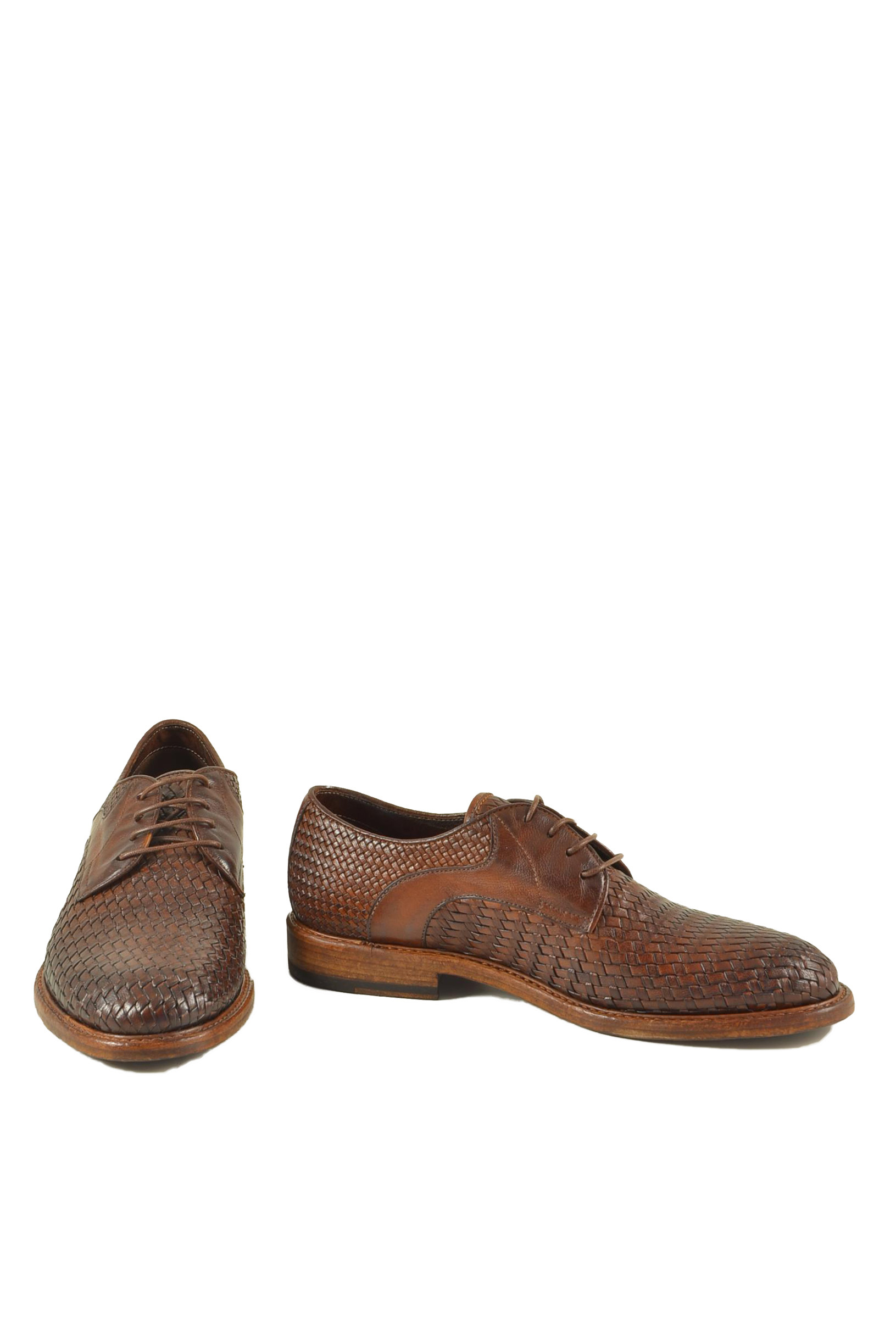 scarpe uomo CORVARI classiche marrone in pelle GI747 - ZOOODE.COM