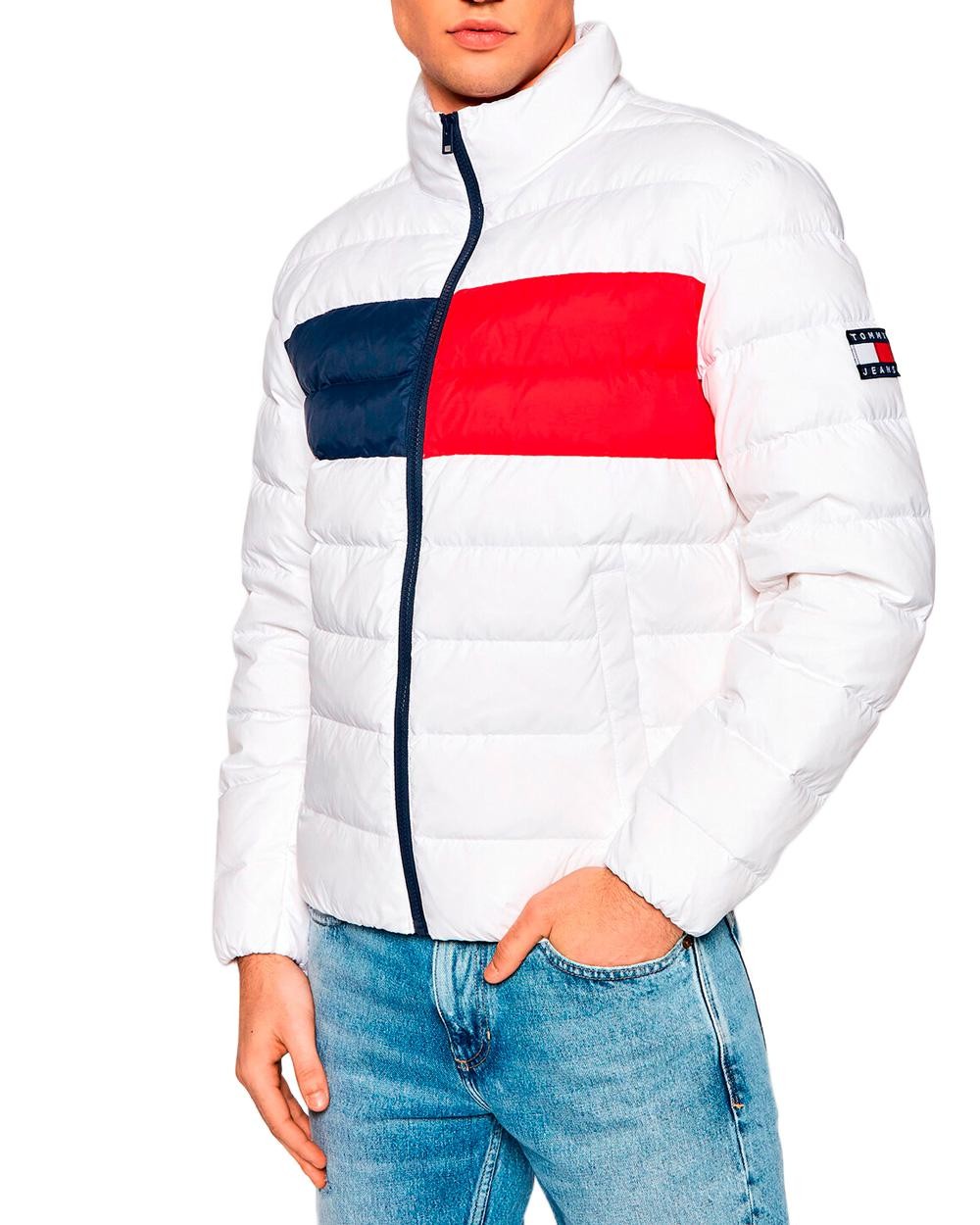 giubbotto uomo TOMMY HILFIGER JEANS bianco GI616 - ZOOODE.COM