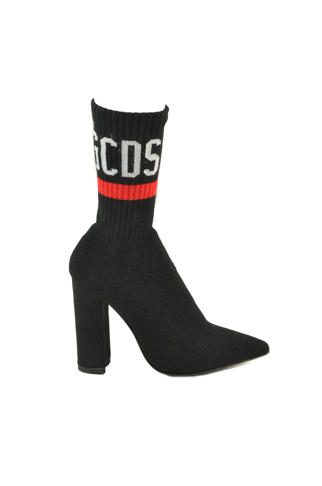 shoes women's GCDS boots black tissue GI505 - ZOOODE.COM