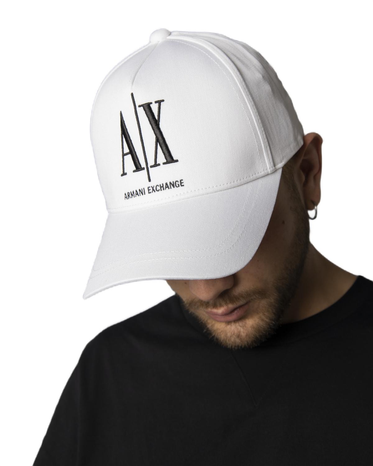 cappello uomo ARMANI EXCHANGE bianco GI118 - ZOOODE.COM